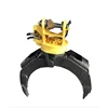 2019 hydraulic rotating grapple /orange and black peel grab for excavator