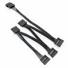 Computer cable 4Pin IDE Molex to sata 15Pin Splitter Hard Drive Power Cable