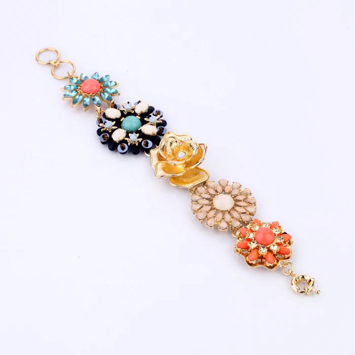 sl00119 Qingdao Kiss Me Fashion Accessories Glass Alloy Gem Flower Women's Charm Bracelet
sl00119 Qingdao Kiss Me Fashion Accessories Glass Alloy Gem Flower Women's Charm Bracelet