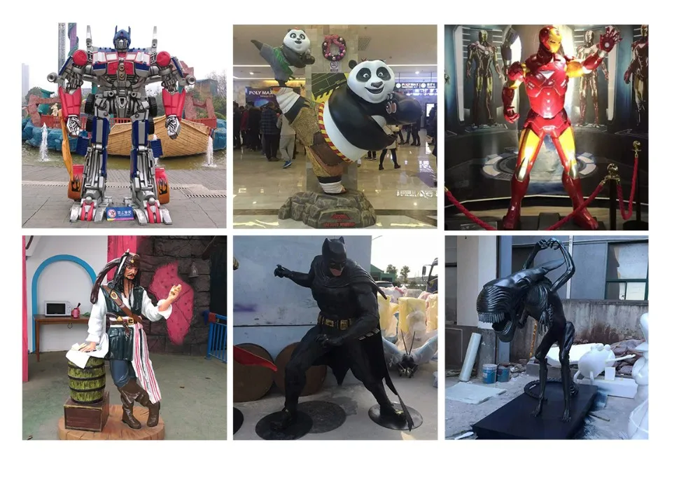 cartoon statue