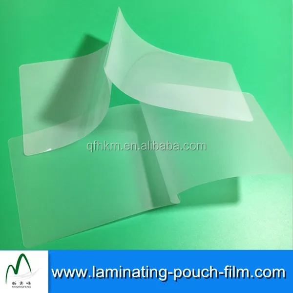 glue sheet 125micron 150micron gloss pet laminated pouches flims