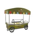 Small Ice Cream Cart Used Small Italian Ice Cream Cart Push Cart Umbrella With Freezer For Sale
