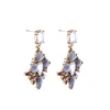 ed01473b Hot Selling Nice Grey Earrings With Ball Making, Gold Jewelry Sets