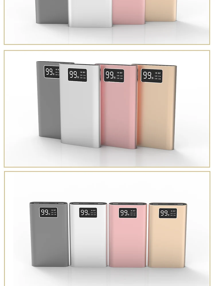New Arrival ! slim Digital display power bank quickly charge 10000mah - ANKUX.COM