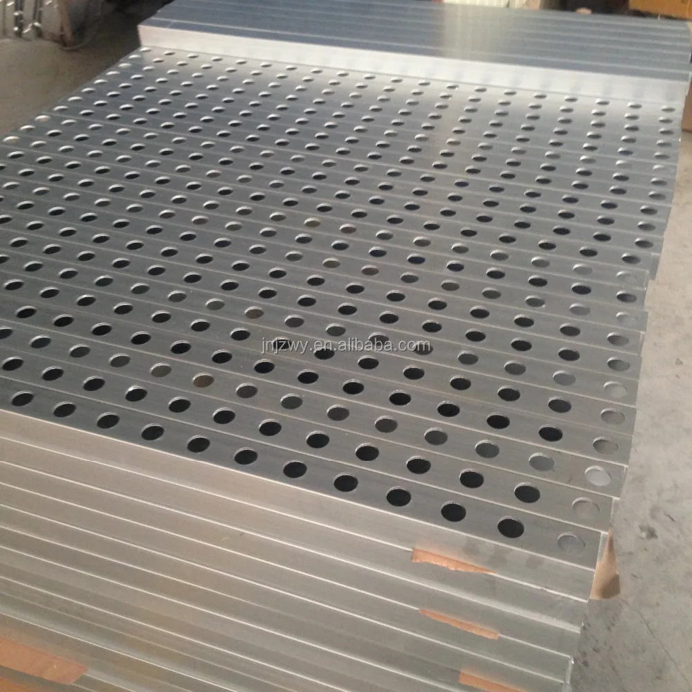 6063 one side perforated square aluminum tube