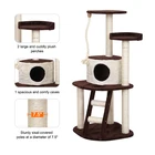 Free sample Cat Tree Tower Condo Play House Pet Scratch Post Kitten Furniture