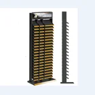 Factory Customized Supermarket Multi Tiers Freestanding Metal Floor Quartz Stone Sample Tile Stand Display Rack