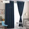 NAPEARL curtains for the living room ready made simple pattern curtains