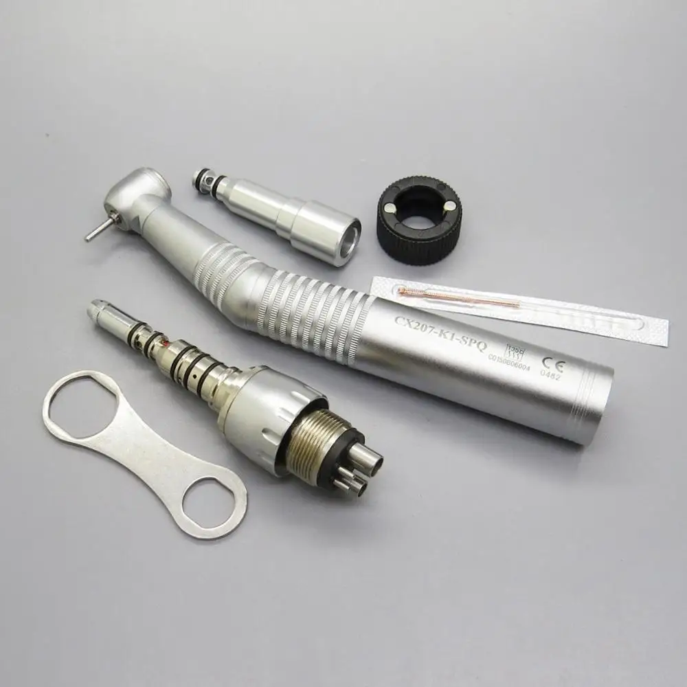 Fiber Optic Dental High Speed Handpiece Air Turbine fit Multiflex Coupler Coupler 6 Holes, Silver
Fiber Optic Dental High Speed Handpiece Air Turbine fit Multiflex Coupler Coupler 6 Holes, Silver