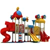 Popular sale garden plastic play set outdoor children playground equipment