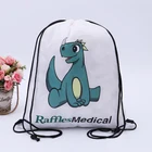 Accept Personalized Printing 210D Polyester Drawstring Bag
