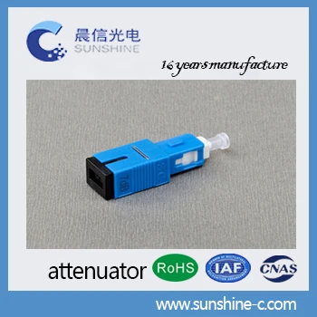 FTTH SC/ST/FC/LC PC/APC/UPC Fibre Optic 30db attenuator