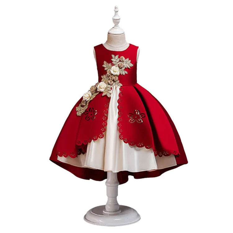 Applique Flower Girls Dress Kids Girl Party Princess Dress Evening dress Pageant clothing
Applique Flower Girls Dress Kids Girl Party Princess Dress Evening dress Pageant clothing