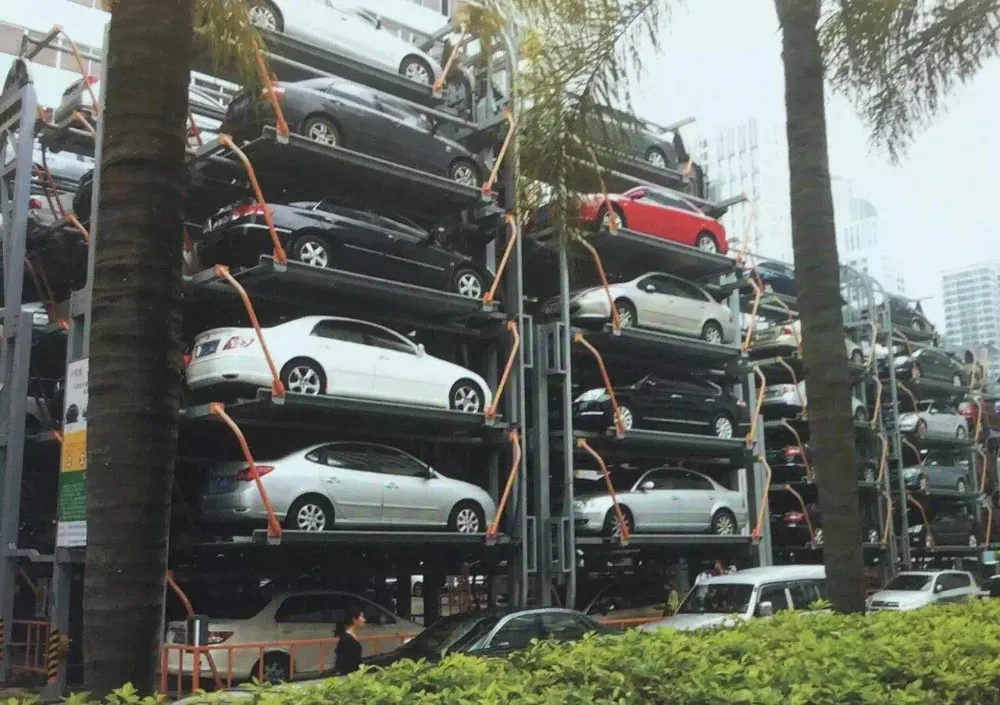 vertical rotary car parking system, carousel parking