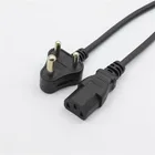 Indian three plug suffix power cord steker kabel listrik for computer
