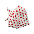 China supplier cheap customized maple leaf pet multifunctional seamless tube jacquard triangle bandana