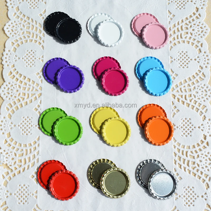 Two-side Colored Flat Botttle Caps For Crafts DIY or Jewelry DIY, 12 colors for choice
Two-side Colored Flat Botttle Caps For Crafts DIY or Jewelry DIY, 12 colors for choice