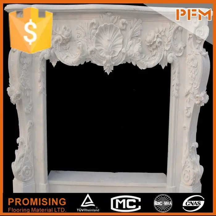 wholesale well polished beautiful outdoor gas firepit marble decorative fireplace