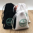 Gift Top Grade Custom Toad Logo Velvet Bag Small Gift Candy Packing Pouch With Gold Fabric Drawstring
