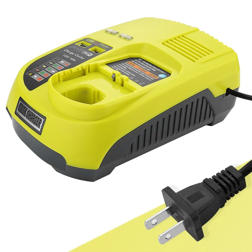 A Chargeur De Batterie Pour Batterie Ryobi P Un Plus Ni Cd Ni Mh