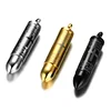Men Jewelry Openable Etched Logo Bullet Pendant Necklace Stainless Steel Lord's Prayer For Special Forces