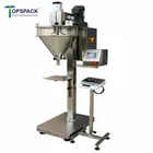 Ss304 Semi Auto Automatic Additives Powder Filling Machine / Screw Measuring Powder Auger Filler