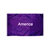 3x5 printed fabric american purple flag