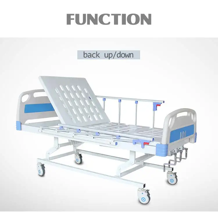 M08 Adjustable Three Functions Hospital Bed For Elderly , Sale To