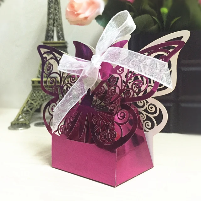 butterfly candy box wedding gifts and wedding favor box