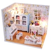 wholesale hot selling diy wooden doll house for kids