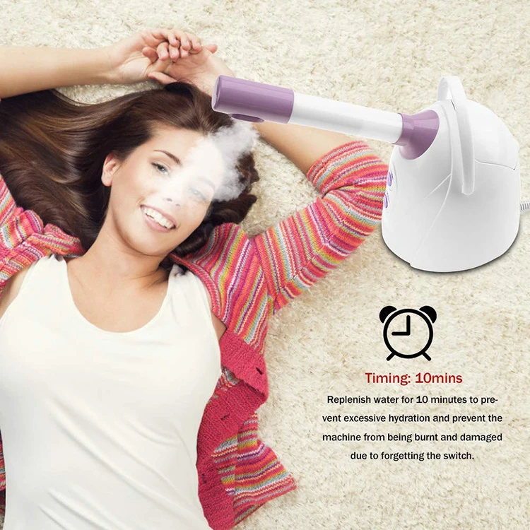 Portable Face Humidifier Facial Steamer Nano Ionic Facial Steamer for Moisturizing Pores Cleansing