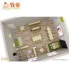 Pine Furniture Modern Pine Wood Used Children Preschool Classroom Kids Furniture Sets With CE