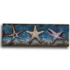 Seascape European Style 3D Starfish Beach Abstract Modern Oil Oil Painting Craft 3D Panel Wooden Oil Painting