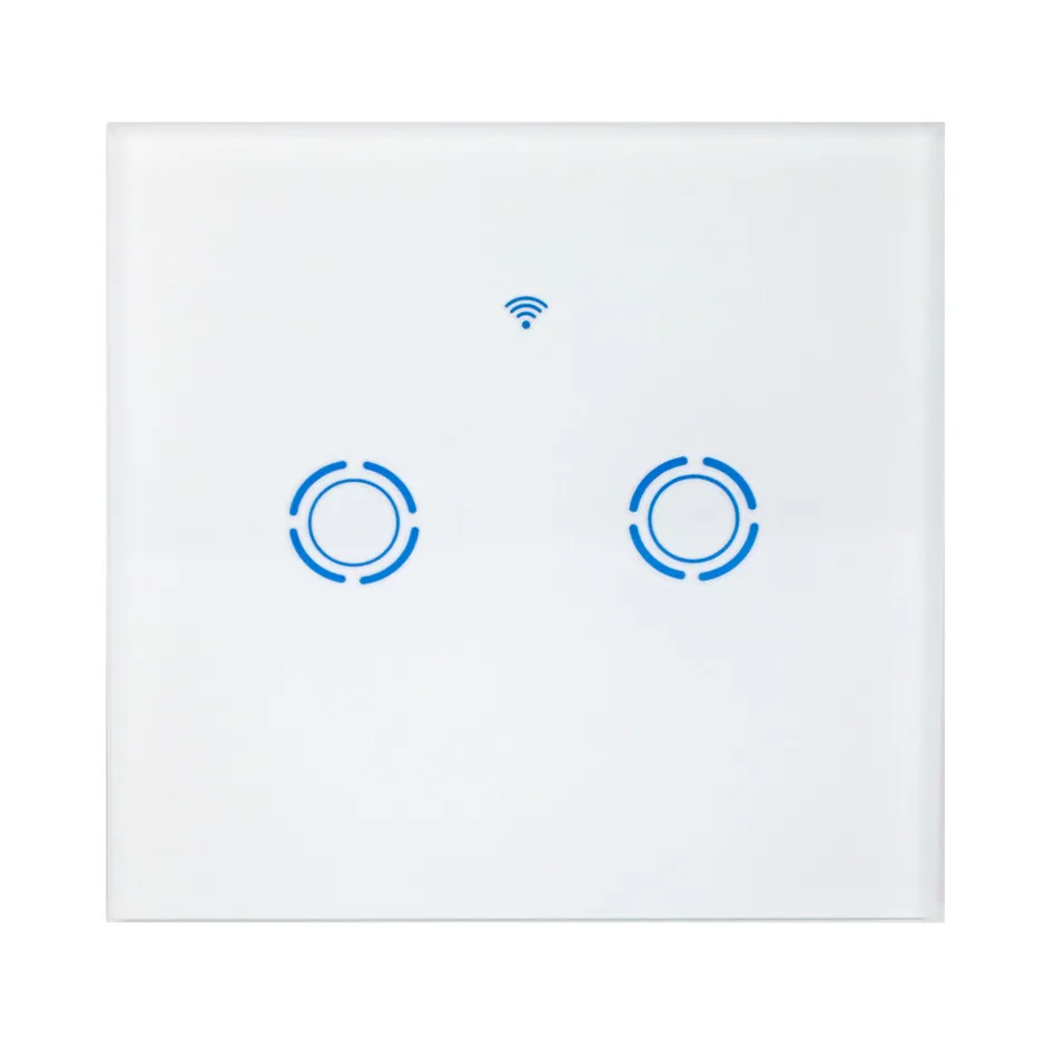 New eWelink 1 2 3 Gang 1 way Wifi Control Switch via Android IOS, Wireless Control Light Touch Wall Switch for Smart Home-2