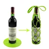 Silicone Wine Wrap, Carrier Tote Bags, Cup Coaster, Mesh Basket for Picnic,