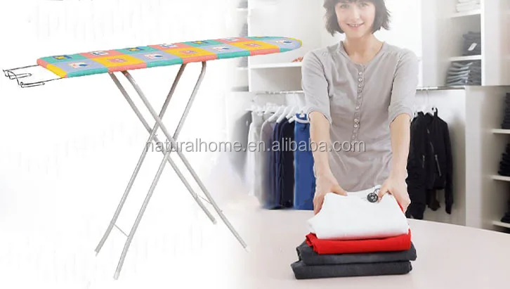 hotel furniture metal rack for clothes folding small wooden ironing board