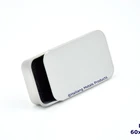 Tin Box Silver Small Rectangle Tin Box for Candy Mint Pill