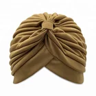 Hat wholesale china polyester bandana chemo cap pink hair turban towel