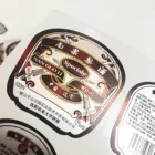 Professional Custom Vinyl Sticker Printing Paper Sticker Label Embossed