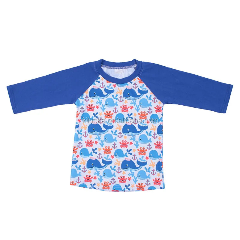 New Arrived Customized Casual Design Short Sleeve Whale Print Summer Unisex Top Baby, Picture
New Arrived Customized Casual Design Short Sleeve Whale Print Summer Unisex Top Baby, Picture