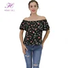 /product-detail/wholesale-price-off-shoulder-floral-fashion-women-summer-clothing-female-tops-ladies-blouse-60829254616.html