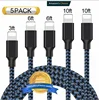 high quality wholesale 1M 2M 3M 5M data charging usb cable for iPhone certified usb cable charger