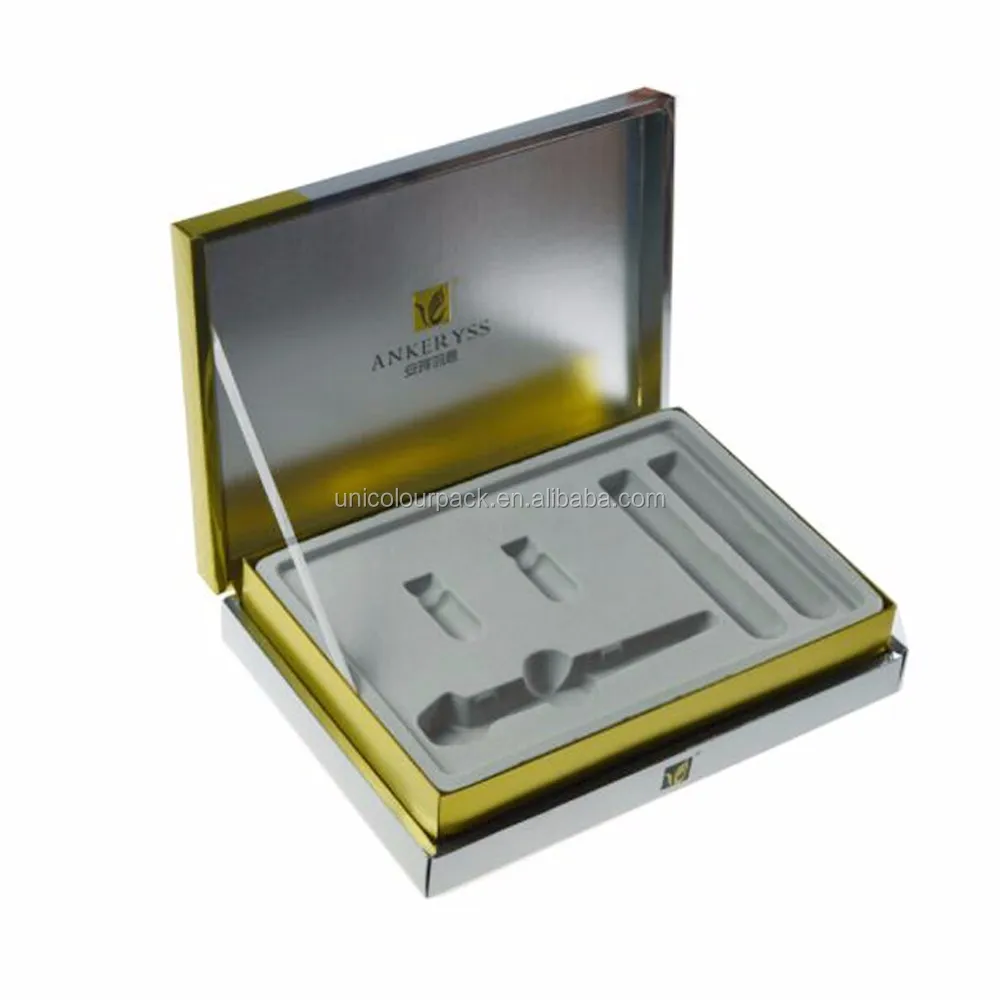 book shape cardboard gift set cream packaging cosmetic box with