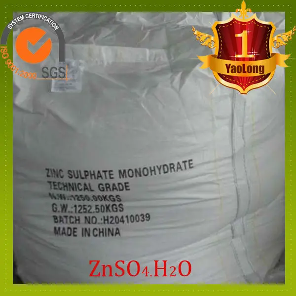 water soluble sulfate zinc phosphate removal chemicals