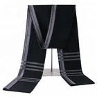 2019 new arrival elegant embroidery wool fashion scarf for men