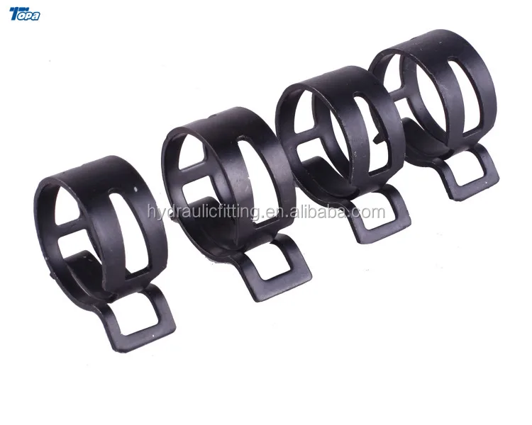 Spring hose clamp