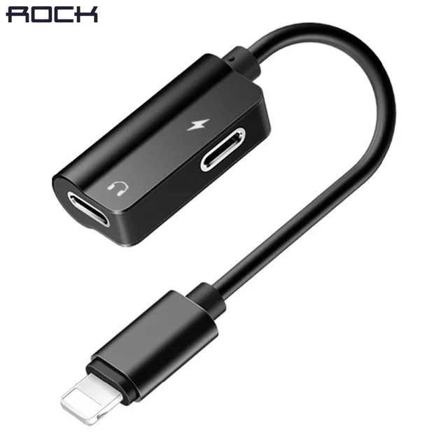 Rock fast charging high fidelity version B 2 in 1 Metal Charge Audio headphone cable for lightning male female for iphone, Black;blue;red
Rock fast charging high fidelity version B 2 in 1 Metal Charge Audio headphone cable for lightning male female for iphone, Black;blue;red