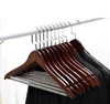 Men hanger durable colour wooden suit and pant coat hanger with custom logo