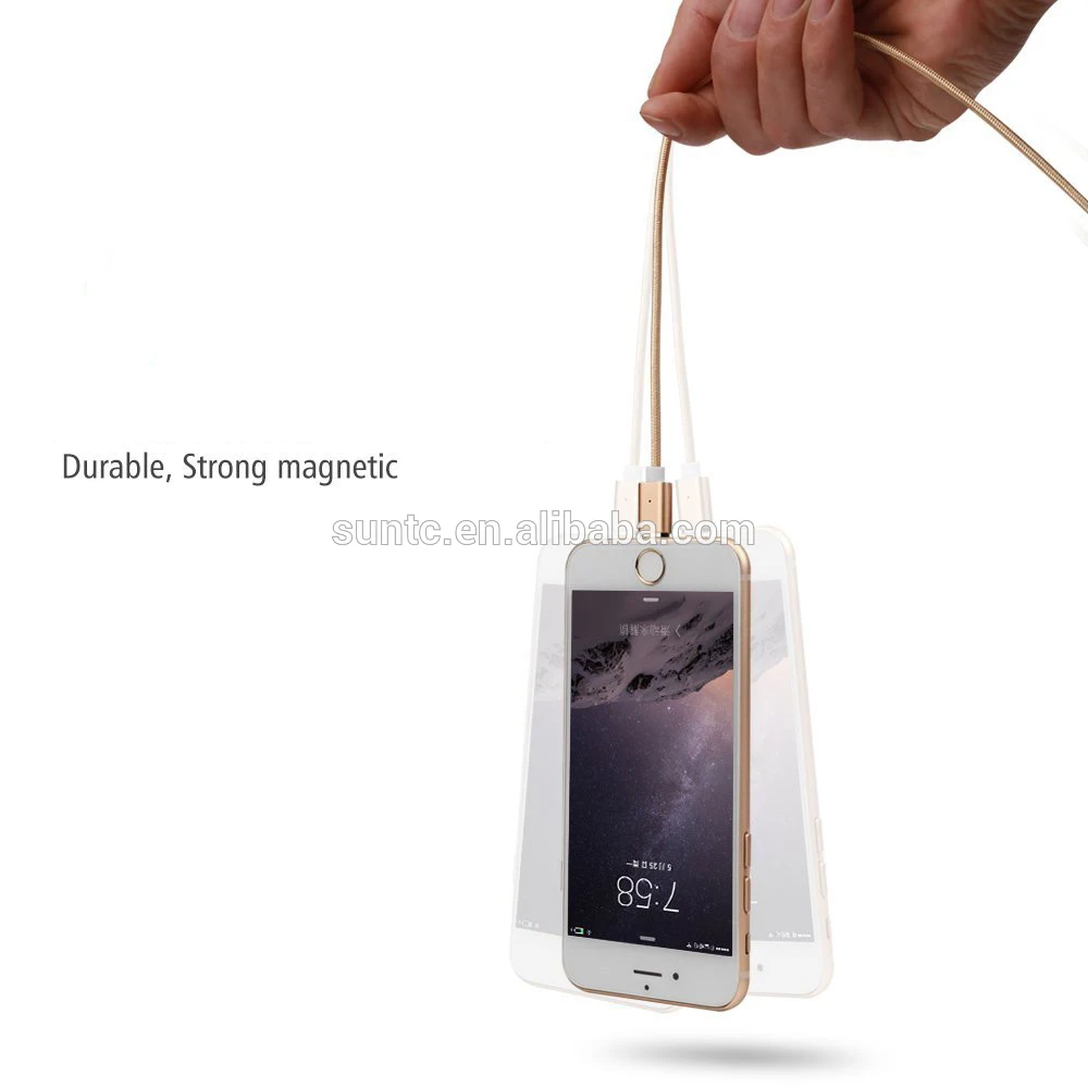 Universal Mini 3 In 1 Fast Charging 2.4A Charger And Data Magnetic Usb Cable - ANKUX.COM