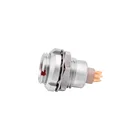 B series fixed socket female circular connector M7 M12 M15 M18 size 2 3 4 5 6 7 8 9 10 12 14 many pin available